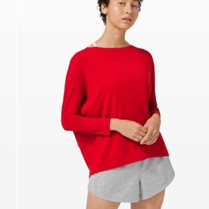 Lululemon Back in Action Dark Red NEW W/ TAGS